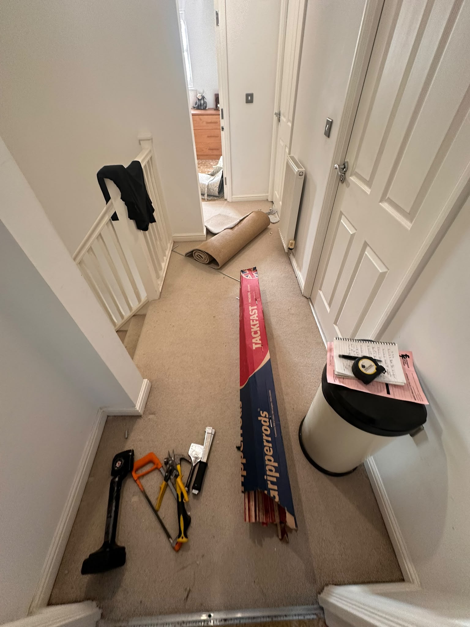 Tools & Materials on the Landing