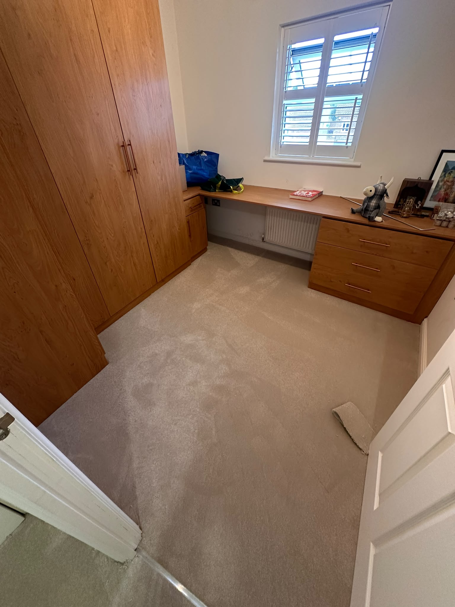 Before: Worn Carpet