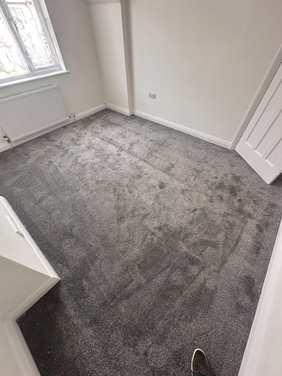 Grey Carpet Fitted in Bedroom - Wimbledon SW19